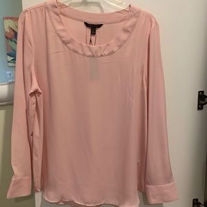 Pink banana republic blouse